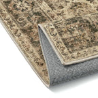 2x3 Washable Area Rug for Entryway Brown Vintage Non-Slip Low Pile Distressed Rustic Carpet Door Mat Soft Small Throw Rug for Indoor Entrance Bathroom