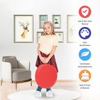 6 Pcs Flexible Floor Cushion, Waterproof Cushions Easy to Clean and Carry,16''x16''x2'' Soft Cushion for Learning Sitting Daycare Chair Yoga and Meditation (PU Leather)