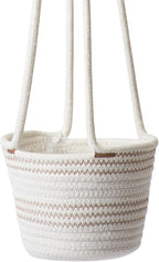 SuperMoss (54029 SoftWeave Hanging Planters for Indoor Plants 6″, Mixed Case, Set of 3, 6 inch Plant Flower Pots