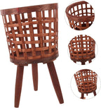 Elegant Wood Planter Pot Rack for Bohemian Decor Plant Pots Stand for Living Corridors