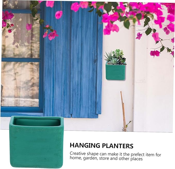 POPETPOP Boho Style Wall Hanging Flower Pot Garden Decor Bohemian Home Decor Creative Planter for Indoor Outdoor