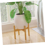 Bamboo Plant Pot Stand Indoor Plant Display Rack Boho Style Flower Pedestal