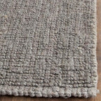 SAFAVIEH Natural Fiber Collection Area Rug - 2'6" x 4', Light Grey, Handmade Jute, Farmhouse Style, Chunky Textured Thick Pile (NF447G)