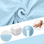 MeMoreCool Foldable Floor Mattress Kids Trifold Mat, Kids Folding Mattress Portable Futon, 57x22 Inch Blue