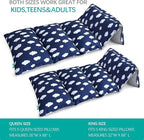 Biloban Floor Lounger Cover Non-Slip & Super Soft Floor Sofa Pillow Case, Great Choice for Kids or Adults Perfect for Slumber Party, Cloud Queen (Pillow Not Included)