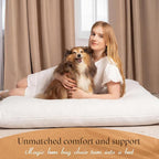 Honeydak 3 in 1 Giant Bean Bag Chair Cover Only (No Filler) Convertible Bean Bag Lazy Floor Sofa Cover Without Filling Washable Versatile Stuffed Animal Storage for Bedroom (Creamy White,Milk Velvet)