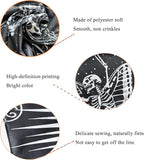 KJHL Skull Tapestry Black and White Skeleton Lovers Tapestries Aesthetic Large Gothic Butterfly Wall Hanging for Bedroom Living Room 59ʺ x 79ʺ