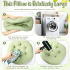 Fumete 12 Pcs Floor Pillows Cushions Seating 16 x 16 Inches Color Round Seat Reading Floor Chair Cushions for Kids Adults Classroom Home School Playing Supplies(Green)