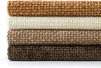 MIULEE Pack of 4 Brown Couch Throw Pillow Covers 18x18 Inch Soft Decorative Chenille Pillows Farmhouse Accent Cushions for Boho Home Decor Spring Sofa Bedroom Living Room