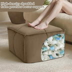 MeMoreCool Stuffed Round Pouf Ottoman Foot Rest, Floor Pouf Foot Stool with Soft Foam Chunk Filling, Small Round Ottoman Footstool Circle Footrest for Living Room