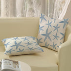 Navy Blue Starfish Pillow Covers 20x20 Set of 2 Coastal Throw Pillows Spring Summer Nautical Ocean Theme Beach Decorative Pillow Cases Farmhouse Outdoor Decor Cushion Case for Home Bedroom