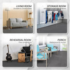 Yes4All EVA Interlocking Mats, Puzzle Floor Tiles, Foam Floor Padding with Border for Furniture, Home Space, Living Room, Garage 11,15,32,99 SQFT