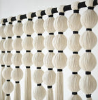 IOWER Large Macrame Wall Hanging Macrame Wall Decor Sphericity Cotton Textile Wall Hanging Boho Wall Decor Art Fiber Yarn Art Handmade 39" Wx39 L