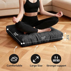 Tiita Outdoor Cushions Square Floor Pillow Thicken Tufted Seat Pad Large Floor Cushion for Yoga Meditation Living Room