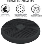 Bouncyband – Wiggle Seat – Gray, 13” D – Large Sensory Cushion for Kids Ages 6-18+ – Promotes Active Learning, Improves Student Productivity, Includes Easy-Inflation Pump