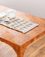 Unique Loom Chindi Jute Collection Area Rug (1' 2" x 10' Table Runner, White/ Natural)