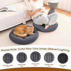 Floor Pillows for Adults, 22x22x6 Inch Meditation Cushions, Large Round Sitting Cushion Living Room Memory Foam Pillow for Sitting (1, Grey, 22x22x6 Inch)