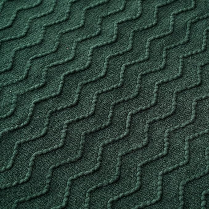 BATTILO HOME Christmas Green Throw Blanket for Couch, Forest Green Throw Blankets, Christmas Decorative Throw Blanket for Sofa Bed, Christmas Decor, 50"x60"