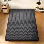 Premium Foam 3.2" Thick Japanese Futon Floor Mattress - Queen Size 60"x80" 100% High-Density Foam,Comfortable Sleeping Pad,Tatami Mat for Dorm,Bedroom or Guest Room，Boys Girls Dormitory Pads(Black)