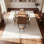 Washable Rugs 8x10 Area Rugs for Living Room- Modern Abstract Rugs for Bedroom, Dining Room,Large Soft Low Pile Carpet with Non Slip Rubber Backing,Neutral Accent Nursery Rug-(Beige Yellow)