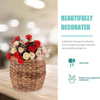 Seagrass Plant Basket Indoor Planter Basket Sundries Storage Woven Seagrass Wicker Planter Flower Pot 7.9in