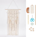 FREEBLOSS DIY Macrame Kit for Adults Beginners Bohemian Macrame Wall Hanging Ornament Creative Boho Macrame Wall Art Macrame Tapestry Gift for Mom Girls