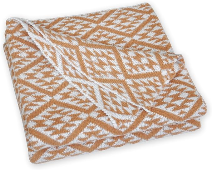 Knitted Full Size Throw Blanket - Lightweight Breathable Summer Soft Blanket of Polyester Imitation Cotton for Anti-Static,Luxury Throws for Bed, Couch and Sofa,Cozy Decorative Blankets,D2