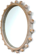 Rutledge & King Wall Mirror - Rustic Round Mirror - Decorative Circle Mirrors for Bathrooms, Living Rooms, and Bedrooms (2 Pack, Drayton - Extra Large)