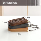 Wood Wall Planter Indoor, Propagation Station, Wooden Hanging Vase for Dried Flowers, Plant Holder, Boho Wall Décor for Living Room Rainbow U Shape (Set of 3)