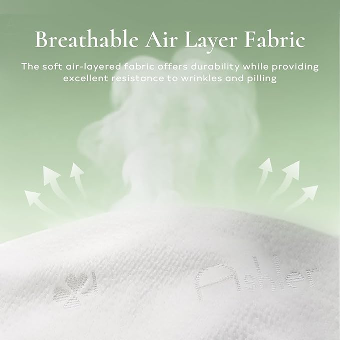 Ashler Throw Pillow Inserts- 14x22 Pillow Inserts with Air Layer, Premium Bed and Couch Pillows - Indoor Decorative Throw Pillow, Lumbar Cushion Sham Stuffer, Pack of 4, White