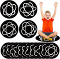 Tinideya 12 Pcs Kids Carpet Circle Seats for Class 16 Inch Round Classroom Rug Floor Cushions Soft First Day of School Educational Mat Non Slip Back to School Learning Playing Areas(Abstract)