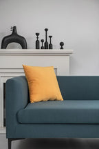 Throw Pillow Covers 20x20 Mustard Yellow: Pack of 2 Cozy Soft Velvet Square Modern Luxury Decorative Throw Pillow Cases for Sofa Couch Living Room Bed Home Decor