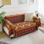 Boho Throw Blankets Reversible Woven Blankets Cover Hippie for Couch Bed Recliner Sofa Bohemian Tapestry Colorful Furniture Protector Cover for Home Décor, Astrology, Double Side, 50"x70"