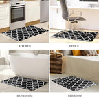 WISELIFE Anti Fatigue Floor Mat - 4/5 Inch Thick Kitchen Mat Non Slip Waterproof Heavy Duty Ergonomic Comfort Mat Durable for Home, Office, Sink, Laundry,(22" x 36", Black)