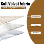 HOMBYS Floor Lounger Pillow Foldable and Tufted Design Long Floor Cushion for Yoga, Reading, Sleeping, Meditation, Elastic Band for Roll Up and Easy Storage, Machine Washable (Beige, 62"x27")
