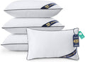 Utopia Bedding Throw Pillow Inserts (Pack of 4, White), 12 x 20 Inches Decorative Indoor Pillows for Sofa, Bed, Couch, Cushion Sham Stuffer