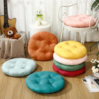 8 Pcs 16 Inch Floor Cushions for Kid, Flexible Seating for Classroom Elementary, 3.15 in Thick Round Floor Pillow, Back to School Furniture for Daycare Preschool Meditation(Neutral Color)