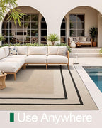 LUMI 6x9 Jute Area Rug for Living Room, Natural Handwoven Rugs Non Slip, Farmhouse Braided Carpets No Shedding for High Traffic, Dining Room, Indoor, Outdoor, Patio