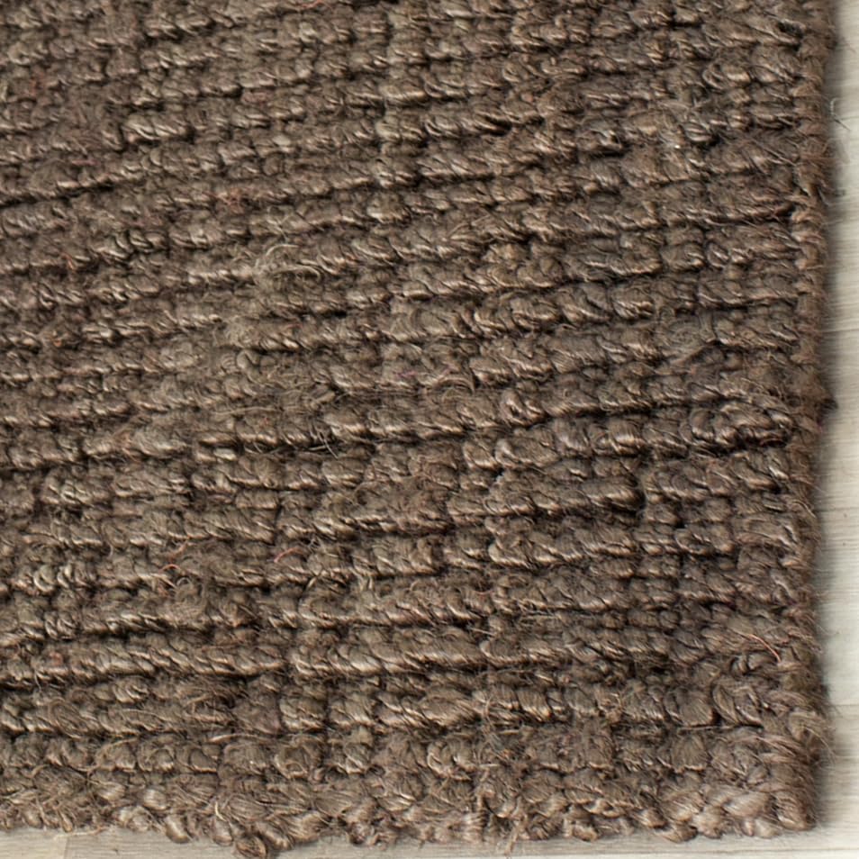 SAFAVIEH Natural Fiber Collection Runner Rug - 2'6" x 8', Brown, Handmade Jute, Farmhouse Style, Chunky Textured Thick Pile (NF447D) - color: Brown, size: 2'6" x 8' (Runner)