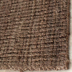 SAFAVIEH Natural Fiber Collection Runner Rug - 2'6" x 8', Brown, Handmade Jute, Farmhouse Style, Chunky Textured Thick Pile (NF447D) - color: Brown, size: 2'6" x 8' (Runner)
