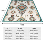 Boho Throw Blanket Soft Flannel Blanket 60"x50" in Bed Blanket Home Decor for Room Sofa Couch All Season