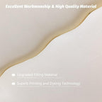 MAXYOYO Japanese Shiki Futon Mattress Floor Mattress Thicken Tatami Mat Sleeping Pad Roll Up Mattress Floor Lounger Bed Folding Couch Bed Mattress Pad for Guest Room, Off White, King
