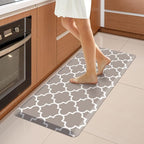 WISELIFE Kitchen Runner Rugs Anti-Fatigue mats,17.3"x 39",Non Slip Waterproof Ergonomic Comfort Mat for Kitchen, Floor Home, Office, Sink, Laundry,Khaki