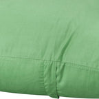 Thmyo 4-Pack 100% Cotton Comfortable Solid Decorative Throw Pillow Case, Square Cushion Cover Pillowcase Sublimation Blank Pillow Covers DIY Throw Pillowcase for Sofa(20x20 inch/ 50x50cm,Sage Green)