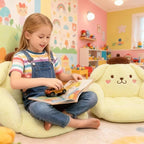 Ohjijinn Kawaii Cushion Chair, Comfy Cartoon Plush Seat Cushion, Floor Pillow Floor Cushions, Cute Office Chair Cushion Room Decor for Girls Woman