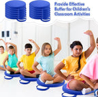Suzile 12 Pcs 12'' Floor Cushions for Classroom Flexible Floor Seating with Handles Classroom Carpet Cushions for Kids Toddlers Daycare Preschool Furniture (Royal Blue)