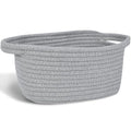 ABenkle Small Storage Basket, Mini Basket, Cute Tiny Cotton Rope Woven Baskets, Shelf Storage, Boho Decorative Toy Storage Bin Gift Baskets