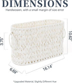 Toilet Paper Basket,Boho Decorative Toilet Paper Storage,Large Wicker Basket for Bathroom Storage,Free Standing