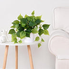 Waipfaru Faux Plants Indoor with Plastic Pots, Realistic Small Fake Plants, Fake Plants with Pothos, Fake Potted Plants, Artificial Plant for Home Shelf Bathroom Kitchen Office Indoor Outdoor Decor