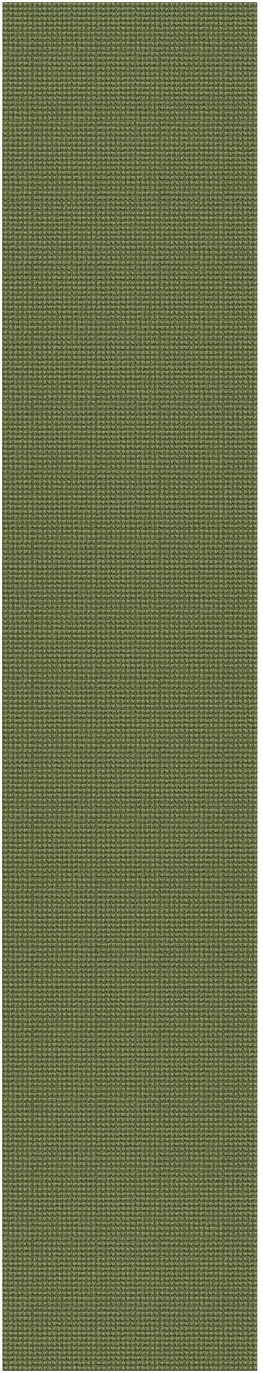 EARTHALL Runner Rug 3x18 Ft Washable Runners for Hallways Extra Long Woven Non Slip Entryway Runner Braided Kitchen Runner Indoor Outdoor Carpet Runners for Hotels, Officel, Stair, Green
